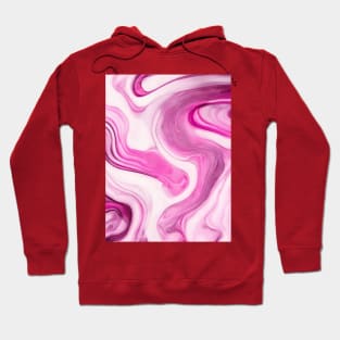 PINK LIQUID MARBLE DESIGN, PATTERN Hoodie